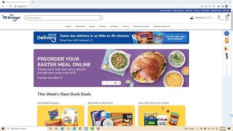 Earn points as you shop at Kroger! Purchase participating prod