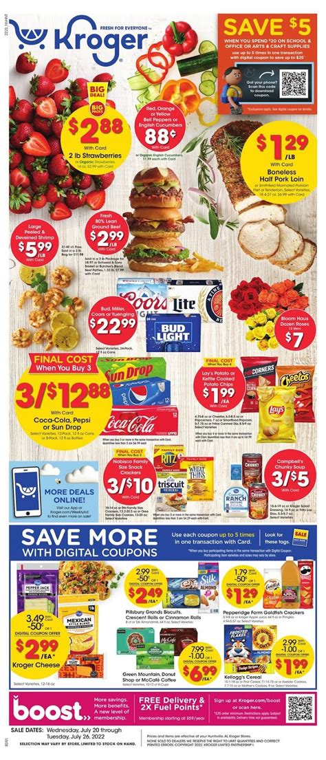 Kroger Weekly Ad Preview valid October 4 - October 10, 2023. Browse the Kroger Weekly Ad. Preview the Kroger Ad for this week, valid October 4 - October 10, 2023, and save with the grocery retailer weekly flyer savings, coupons & promotions. Find in a single place all Kroger ads for this week, digital coupons and grocery savings.. 