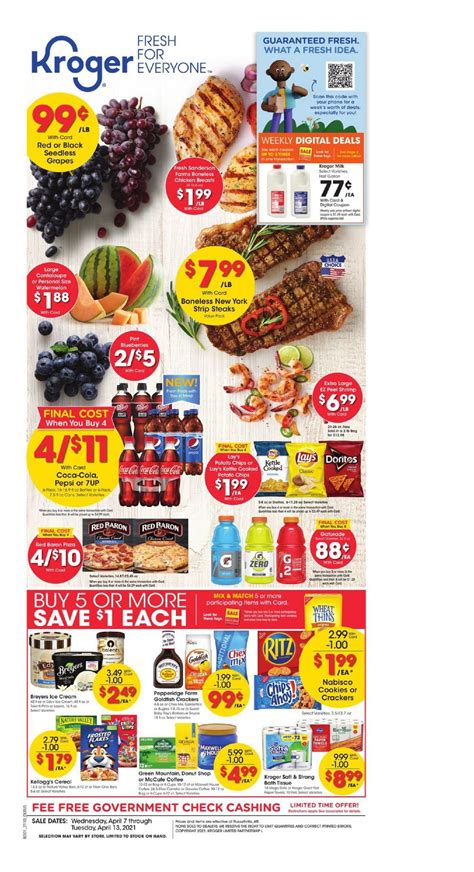 Kroger sneak peek weekly ad. Check back weekly and be sure to not miss out on any great Pick 'n Save sales! See other current and super early weekly ad scans including the Dollar General Weekly Ad, CVS Weekly Ad, Target Weekly Ad, Kroger Weekly ad, Walgreens Weekly ad, Rite Aid Weekly Ad, and many more! Ad images are for illustration and information purposes only. 