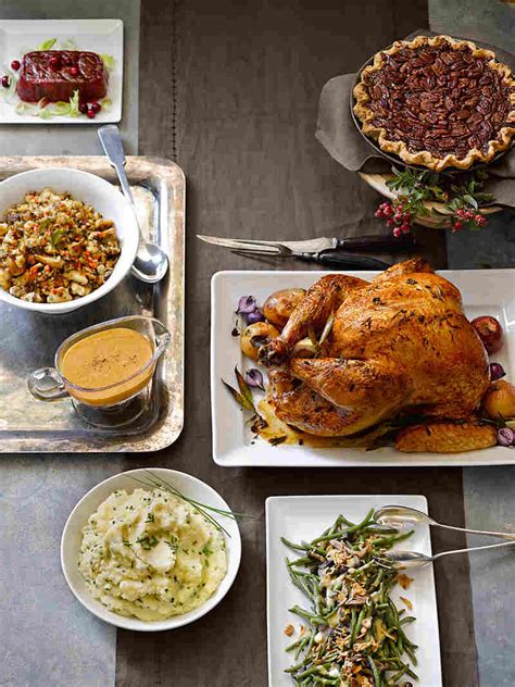 Kroger thanksgiving meals. For those who don’t want to cook on Thanksgiving, Kroger offers Home Chef heat-and-eat Thanksgiving meals and sides. This includes a boneless turkey and five sides that will feed six people, starting at $65. 