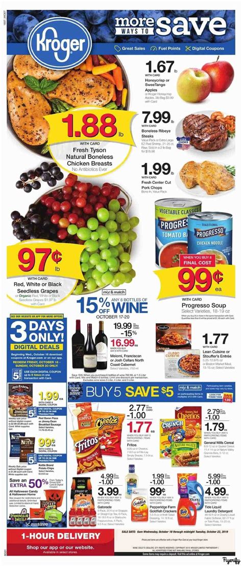 Buy/save offers must be purchased in a single transaction; no cash back. Next purchase coupon offers are not available to earn or redeem with online orders. Find deals on your grocery needs in our Meijer Weekly Ad. Updated weekly, order groceries online with our delivery service or free pickup on orders over $50.. 