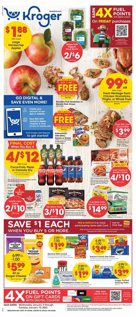 Browse the latest Kroger catalogue in Avon IN "Weekly Ads Kroger" valid from from 11/10 to until 17/10 and start saving now! Other Grocery & Drug catalogs in Avon IN. The nearest stores of Kroger in Avon IN and surroundings. Kroger Avon 108 N State Road 267. 46123 - Avon IN. Open. 0.2 km. Kroger Plainfield Plaza. 