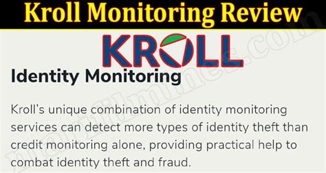 Kroll monitoring reviews. How does Kroll protect your personal information when you enroll in their identity monitoring services? Read their privacy policy to learn about the types of information they collect, how they use and share it, and how you can manage your preferences and rights. 