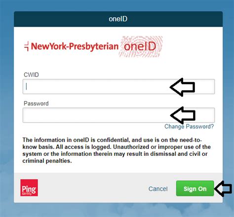 The information in Information Systems at NewYork-Presbyterian is confidential, and use is on a need-to-know basis. All access is logged. Unauthorized or improper use of the system or the information in it may result in dismissal and civil or criminal penalties.. 