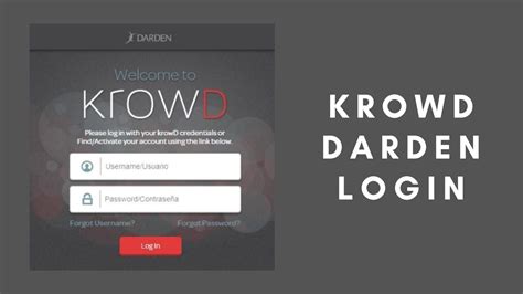 How do I log in to Krowd Darden. In order to log into the Krowd App iPhone, a user or Darden employee must have activated their Krowd account in advance. The activation of your Darden account can be achieved through the desktop site at the restaurant. Once the registration for your Darden account is achieved, you will successfully receive your ... 