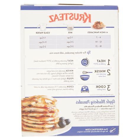 Krusteaz pancake mix recipe. Learn how to make light and fluffy pancakes with Krusteaz® just-add-water mix. Find out the best temperature, technique, and ingredients for perfect pancakes every time. 