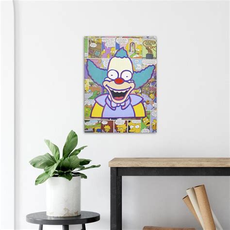 Krusty the Clown Poster - Etsy