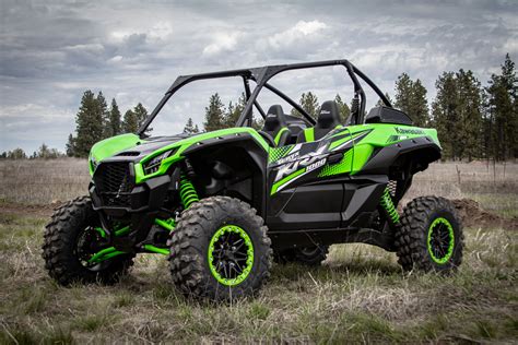 Kawasaki ATVs with engines over 90cc are recommended for use only by persons 16 years of age or older. Kawasaki also recommends that all ATV riders take a training course. For more information, see your dealer, call the ATV Safety Institute at 1-800-887-2887, or go to www.atvsafety.org. *Model & year exclusions apply.. 