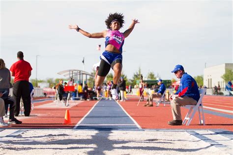 Aria Pearce competed in the college division at the 100th Kansas Relays and made history.