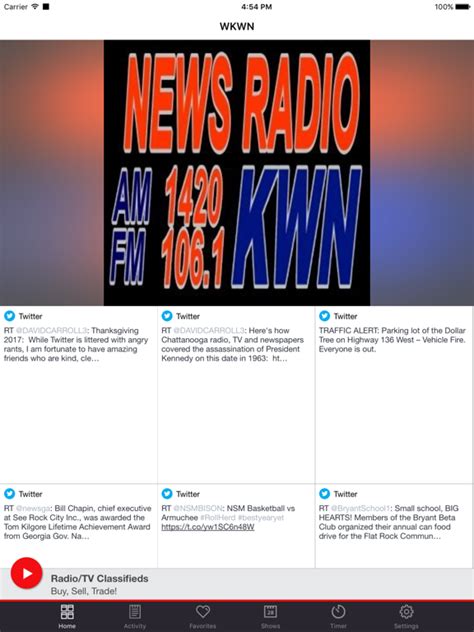 Ks wkwn krdn ayrany. kwntv7@yahoo.com. Add this radio's widget to your website. Broadcast Monitoring by ACRCloud. Tune in and listen to WKWN Newstalk 1420 AM live on myTuner Radio. Enjoy the best internet radio experience for free. 