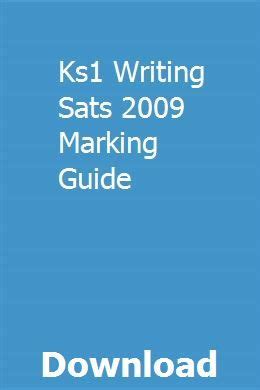 Ks1 writing sats 2009 marking guide. - Diccionario del teatro. dramaturgia, estetica, semiologia.