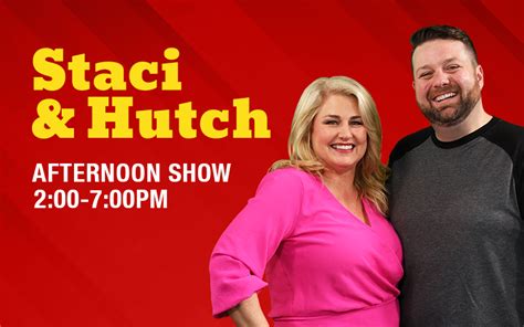 Ks95 hutch. Comedian T.J. Miller Revisited. On today’s Say Too Much, Staci and Hutch revisit one of their favorite interviews of 2023…. It’s comedian, T.J. Miller! Enjoy this …. Meet the new guy at KS95…. AGAIN. On today’s Say Too Much, Staci and Ross re-introduce you to Alex in an interview done back in early November of 2023. Find us …. 