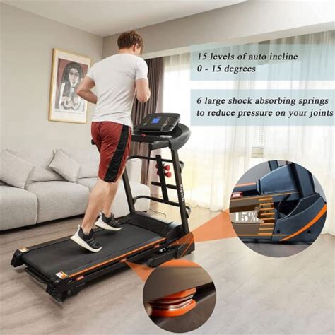 Ksports Foldable 16.5in Wide Home Treadmill W/bluetooth