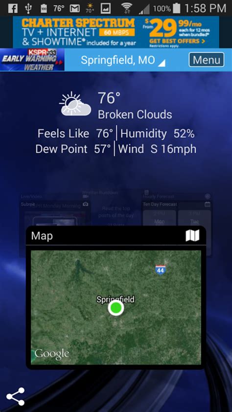 9 PM. 24%. 71°. Springfield, Missouri weather current conditio
