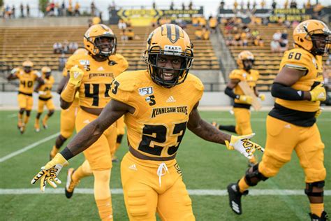 Ksu football division. The university has a strong football program that competes in the Big South Conference of the NCAA Division I. The KSU football team began playing in 2015 and has quickly become a dominant force in the conference, winning two conference championships in just six seasons. 