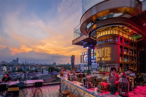 Sky Bar is perfect for a date night, a special event, or just a fun evening. It promises an experience you won't forget, blending luxury, thrill, and class high above Bangkok's streets. Written by Tara Singh-Updated on 5/6/2024. Photos of Sky Bar. Why book Sky Bar with Nox.. 