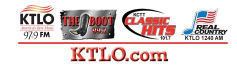 Ktlo com. MENU ≡ ╳ Home Stations 99.7 The Boot Classic Hits 101.7 KTLO AM KTLO FM Live Broadcasts & Events Podcasts Arkansas State University-Mountain Home 