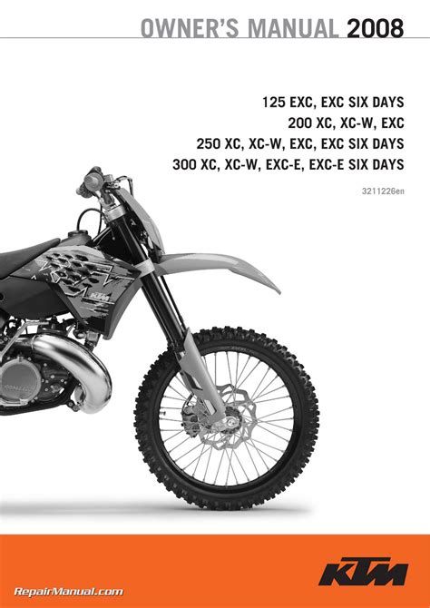 Ktm 200 xc 2008 workshop manual. - Eating for beauty cadette badge requirements.