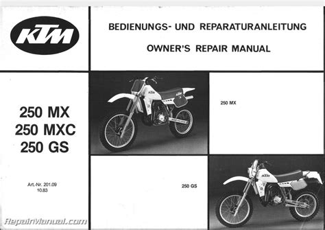Ktm 250 mx mxc gs 1984 service repair manual. - Writers resource guide by bernadine clark.