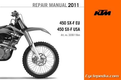 Ktm 450 sx f service manual repair 2011 450 sxf. - Gordon west general class study manual.