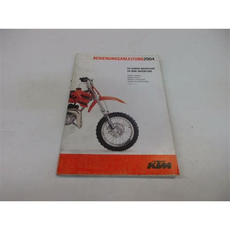 Ktm 50 senior adventure service manual 2004. - Honda cb450 cb500 gemelli 1965 1 977 manuale di servizio del cilindro.