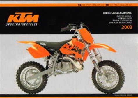 Ktm 50 sx owners manual 2003. - Process dynamics and control 3rd edition solution manual seborg.