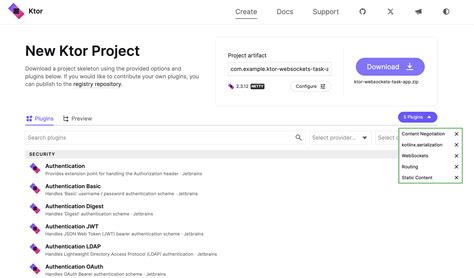 Ktor websocket server. 4.  The article outlines how to use WebSocket and Ko...