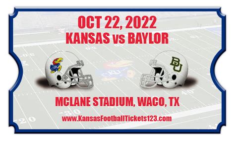 So It Doesn't Matter If You Must Have Just A Single Ticket Or You Are Grabbing A Huge Amount Of KU Baylor 2017 Tickets For A Huge Group We Sell The Massive Selection Of KU Baylor Game 2017 Tickets That You Are Scouring For. The Customer Service Dept. Is Open From 7AM-1AM Est. 7 Days A Week 365 Days A Year To Provide You Info.. 