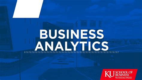 Ku business analytics. Biography —. Hometown. Overland Park, Kansas. Fun fact. I have dual citizenship in the U.S. and Mexico. Why did you choose to attend the School of Business, and how did you choose your major? I chose to attend the KU School of Business because of the many opportunities and resources it offer for students to succeed. It also has the best ... 