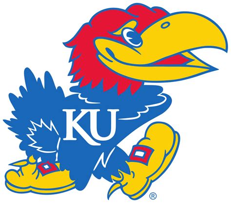 The official colors of the Kansas Jayhawks team are Cr