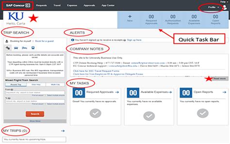 Ku concur. Outline of how bookings, electronic receipts and transactions flow through the Concur Travel and Expense System: Travel is booked in Concur or directly with CTP. The credit card saved in your Concur profile is used to pay for the airfare and reserve your hotel room. A travel itinerary for the airfare, car and hotel is electronically sent to ... 