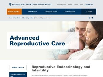 913-588-1227. The University of Kansas Hospital. 10710 Nall Avenue, Overland Park, KS 66211 (Map) 913-588-1227. Reproductive Endocrinology and Infertility - The University of Kansas Cancer Center is home to specialists in all forms of cancer, from rare conditions to the more common. Call 913-588-1227 or request an appointment online.. 