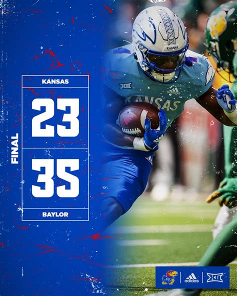 Ku football final score. The official for Big 12 Conference 