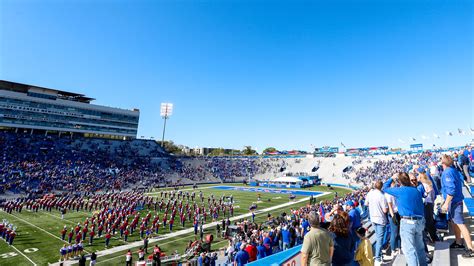 The University of Kansas says another flyover at David Booth Kansas Memorial Stadium has been planned for the Oct. 1 Homecoming football game against Iowa State. KU noted that about 10 minutes .... 