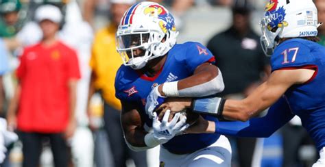 Kansas has been ranked No. 19 nine times, most recently on Oct. 25, 2008. The Jayhawks previously received 125 votes in the week five AP Poll on Sept. 25. Through five games, Kansas is averaging 41.6 points per game, which ranks 12th nationally, while averaging 421.8 total yards of offense.. 
