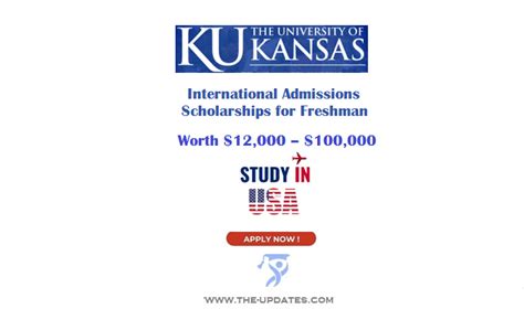 Ku freshman scholarships. Merit scholarships available for in-state, out-of-state, and international students. Scholarships are made based on high academic achievement shown in admission application; Amount: $1,000 to $11,000; Deadline: November 1 for in-state and out-of-state students; February 1 for international students; Purdue University 