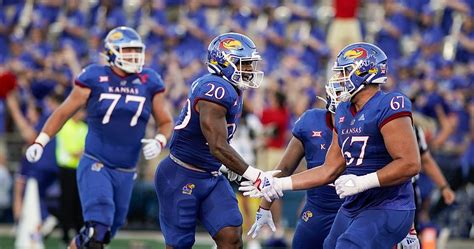 Sat · 2:30pm. #23 Kansas Jayhawks at Oklahoma State Cowboys Football. Boone Pickens Stadium · Stillwater, OK. From $27. Find tickets from 70 dollars to Oklahoma Sooners at Kansas Jayhawks Football on Saturday October 28 at time to be announced at David Booth Kansas Memorial Stadium in Lawrence, KS.. 