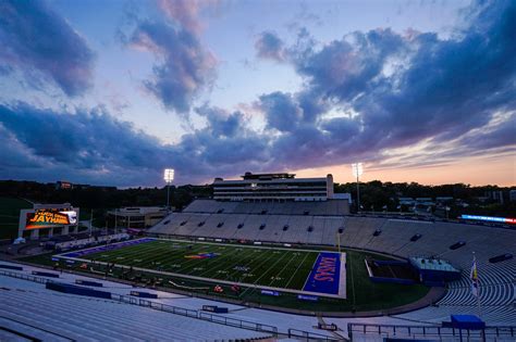 Work on David Booth Kansas Memorial Stadium comes as KU rebuilds its football program. Head Coach Lance Leipold led the team to a 6-7 record last season and its first bowl appearance since 2008.. 