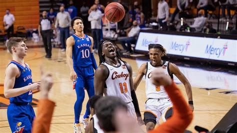 The No. 5 Kansas men’s basketball team beat Oklahoma State 87-76 on Tuesday at Gallagher-Iba Arena. Dick scored 26 points while Kevin McCullar and KJ Adams added 15 each for the Jayhawks, who ...