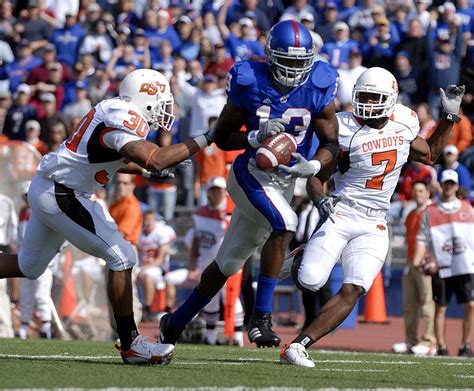 KU left Stillwater with its ninth road loss to OSU in 10 tries since 1995 and will enter its bye still needing one more win to become bowl-eligible. The Cowboys set up a screen for a 50-yard catch .... 