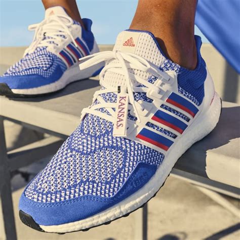 adidas White/Blue Kansas Jayhawks Ultraboost 1.0 Running Shoe Most Popular in Shoes & Socks $1274 with code Regular: $1699 Rock Em Socks Kansas Jayhawks Hex Performance Ankle Socks Most Popular in Accessories Reduced: $1379 Regular: $2299 Youth Rock Em Socks Kansas Jayhawks Multi-Stripe 2-Pack Team Crew Sock Set Most Popular in Kids Accessories. 