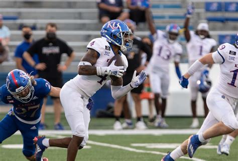 LAWRENCE – It’s only spring, but the Spring Showcase is a special day for KU football.The pads are on. Helmets are out. The referees are back and there are flags on the play. It’s the .... 