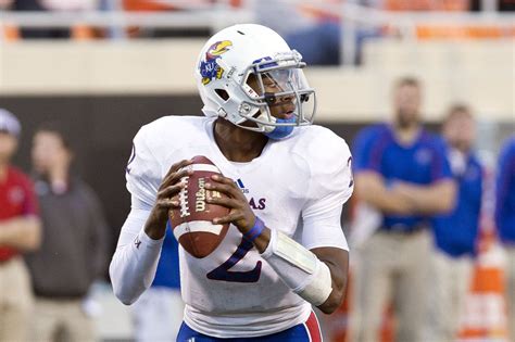 During this morning's start to #KUfball practice, coach Lance Leipold shouted to the media corner, "Jalon's the quarterback!" He's having fun with this. But it's …