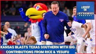 Ku texas southern game. Game summary of the Texas Southern Tigers vs. Kansas Jayhawks NCAAM game, final score 55-87, from November 28, 2022 on ESPN. 