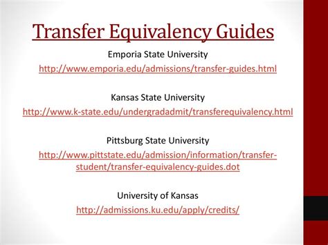 Seamless Systemwide Transfer. The Transfer Kansas portal houses all Systemwide Transfer (SWT) courses approved by the Kansas Board of Regents, for which faculty develop and update learning outcomes. SWT courses transfer to any Kansas public institution offering an equivalent course. The decision of lower division courses to count toward upper ... . 