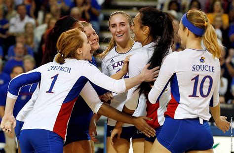 Kansas sweeps Texas State, all of its matches in the Jayhawk Classic. September 16, 2023. In the final game of the weekend’s Jayhawk Classic, Kansas volleyball beat Texas State 3-0 on Saturday .... 