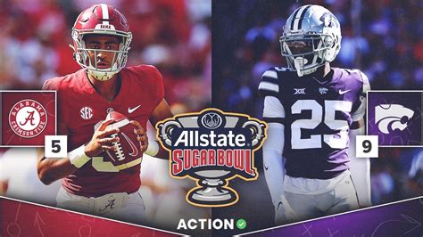 Ku vs alabama. No. 9 Kansas State takes on No. 5 Alabama in the 2022 Sugar Bowl at 11 a.m. CT. ESPN will televise the game, but fans can also stream using the Watch ESPN app. Kansas State (10-3, 7-2 in the Big ... 