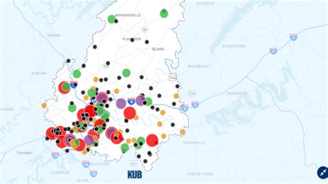 To report an outage with KUB, visit this link and fill out the form or call KUB at 865-425-2911. KUB’s online outage map is available here. Clinton Utility Board. Report outages by calling 865 .... 
