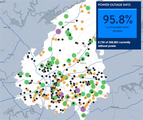 Kub report outage. Updated: Aug 9, 2023 / 06:12 PM EDT. KNOXVILLE, Tenn. ( WATE) — The power outages in Knoxville after Monday’s storm and tornado are likely to be one of the top five restoration events that the ... 