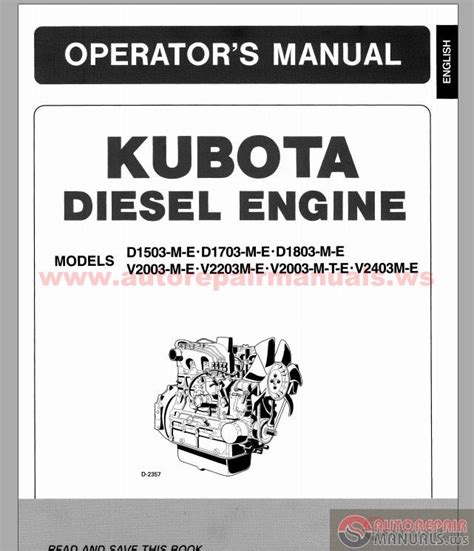 Kubota 3 series diesel engine workshop manual. - Bmw r1150gs motorcycle service repair manual.